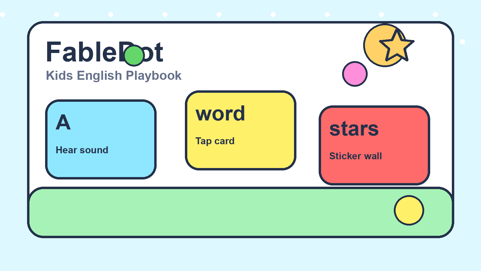 TinyLetterLab colorful learning board